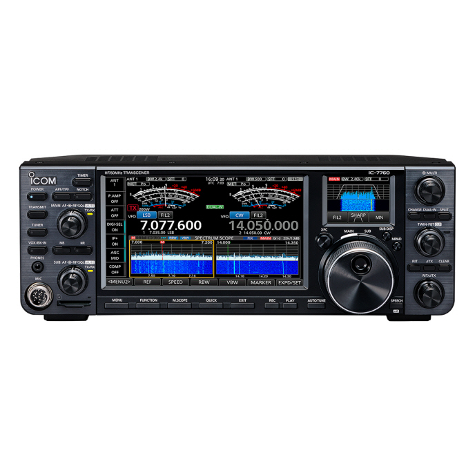 IC-7760（200W）□液晶保護シートプレゼント□ ハムフェア2024にて発表