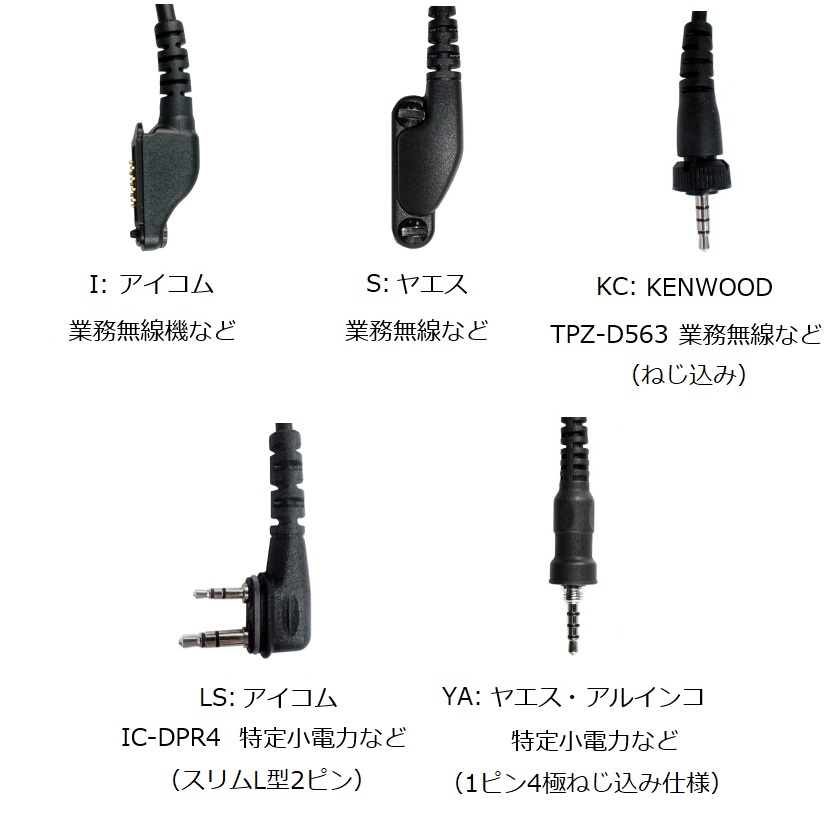 NC-00YA ヤエス・アルインコ等 1ピン4極ねじ込み仕様ノイズキャンセル