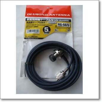 RG5MR 車載用同軸ケーブル 同軸ケーブル：RG58/U 長さ/外径：5m/5.0mm