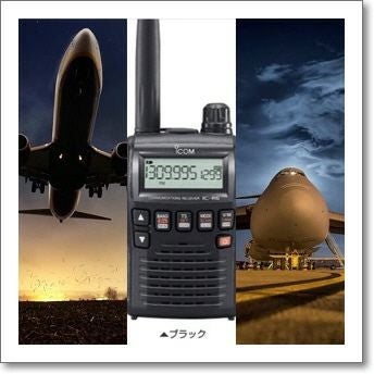 IC-R6エアバンドSPVer.2 □CQオームオリジナル液晶保護シート