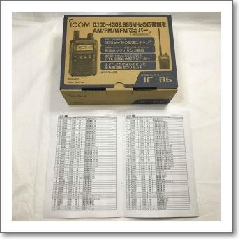 IC-R6エアバンドSPVer.2 □CQオームオリジナル液晶保護シート