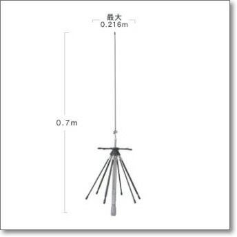 DIAMOND D220 モービルディスコーンアンテナ D220S(D-220S)モービル用ディスコーンアンテナ 100〜1600MHz広帯域受信