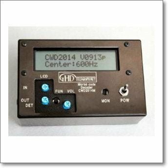 【未使用品】CW解読器　CWD2014M 生産終了・完売】CWD2014M（CWD-2014M） CW解読器 モニター音付のため