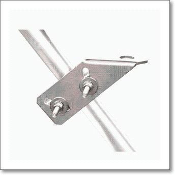 ST-15 （ST15） 傾斜パイプ用アンテナ取付金具（丸材用）軽トラの鳥居