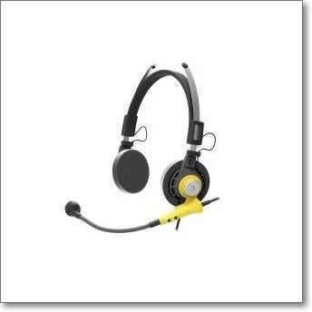 AZC-201C （BK)（AZC201CBK） 通信用ヘッドセット AZDEN（アツデン