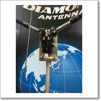 HFV16 18MHz帯短縮V型ダイポールアンテナ/ハムフェアで参考出品され