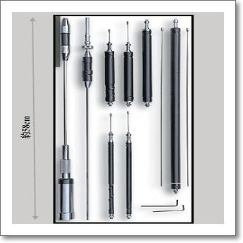 UHV-9 モービルアンテナですがアースを組み合わせれば最強のベランダ