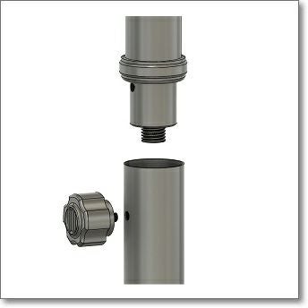 OHM-GP-LOCK BOLT 移動運用にいかが？ CQオームオリジナルパーツ。各社