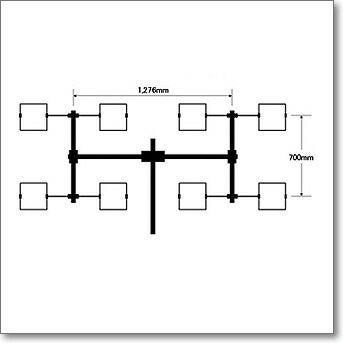 メーカー直送/送料実費】 MK-4WDX (MK4WDX) 430MHz帯 スイスクワッド