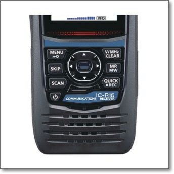 IC-R15受信改造済みモデル【防水保証無し】□CQオームオリジナル液晶