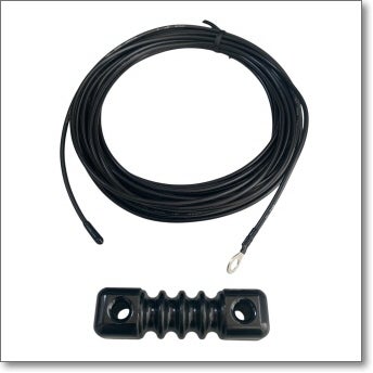 OHM-AWI-08 アンテナワイヤー8mセット（碍子付き）※各社チューナーと