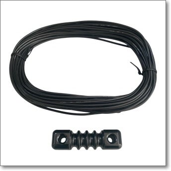 OHM-AWI-16 アンテナワイヤー16mセット（碍子付き）※各社チューナーと
