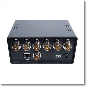 同軸切替器　５個 RNS216M GND接続機能付リモート同軸切替器 HF帯＋50MHz帯対応（RNS