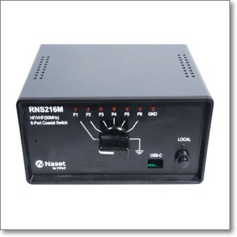 RNS216M GND接続機能付リモート同軸切替器 HF帯＋50MHz帯対応（RNS