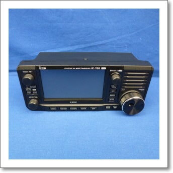 中古品】IC-705 （IC705) 程度【E 返品不可】附属品【箱/電源ケーブル